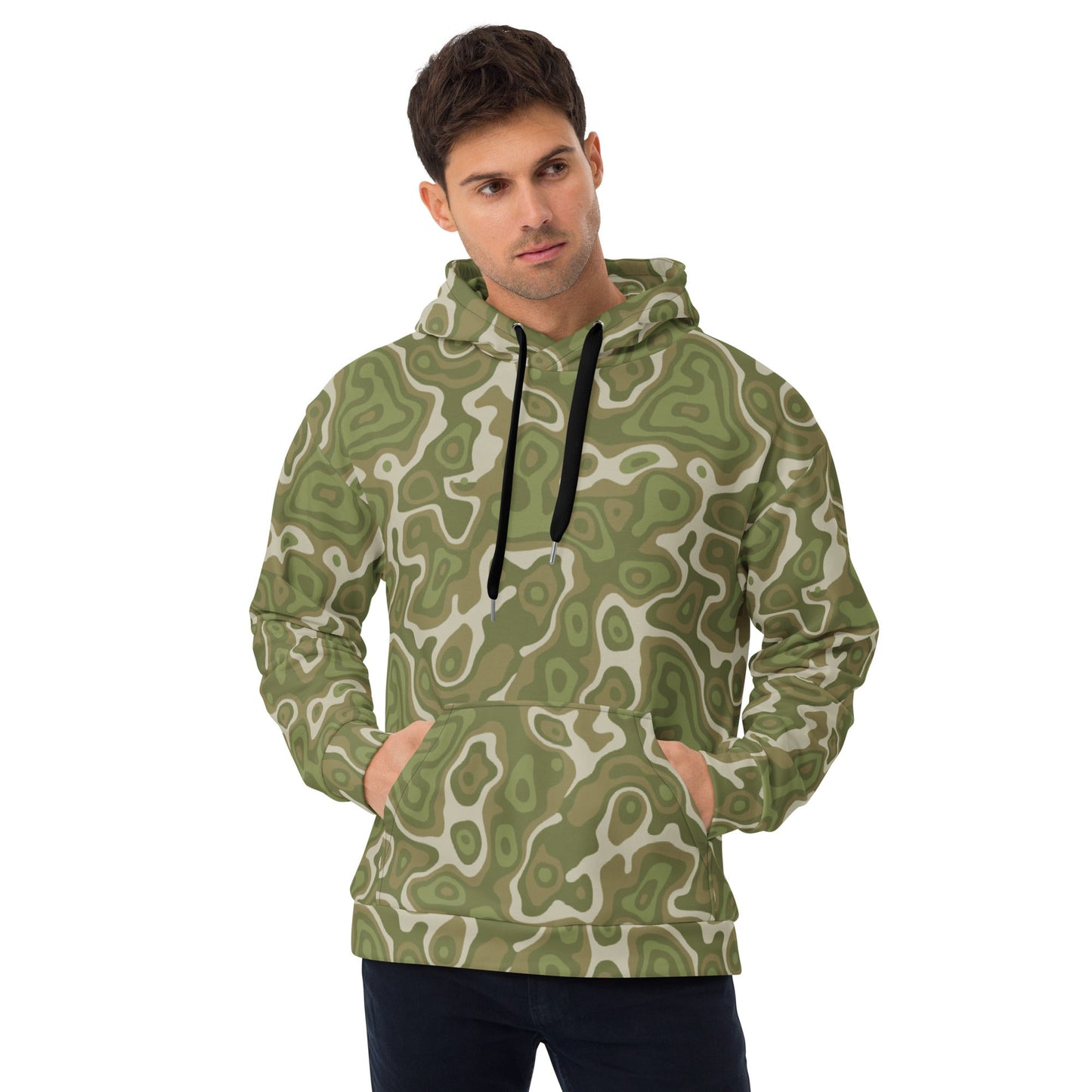 Topo Sage Ridge CAMO Unisex Hoodie - 2XS - Hoodies