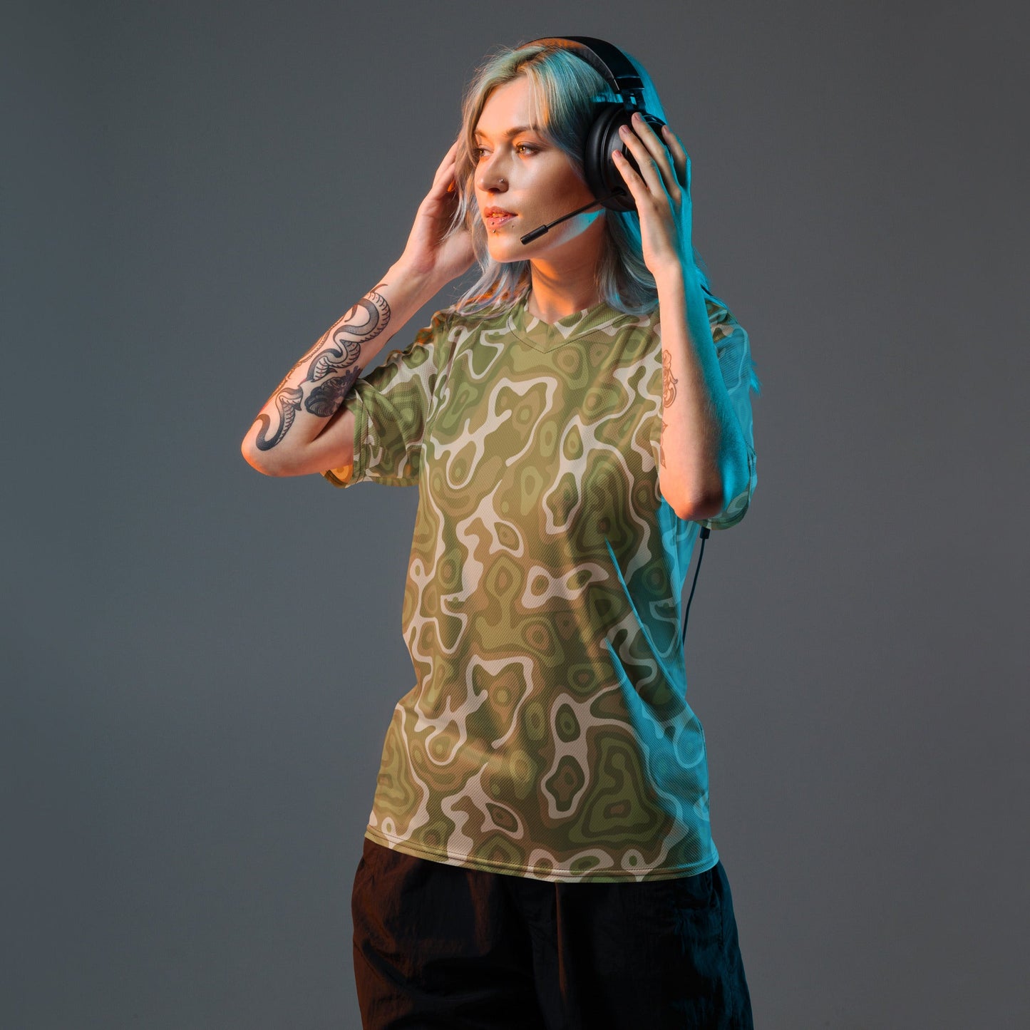 Topo Sage Ridge CAMO unisex sports jersey - Sports Jerseys