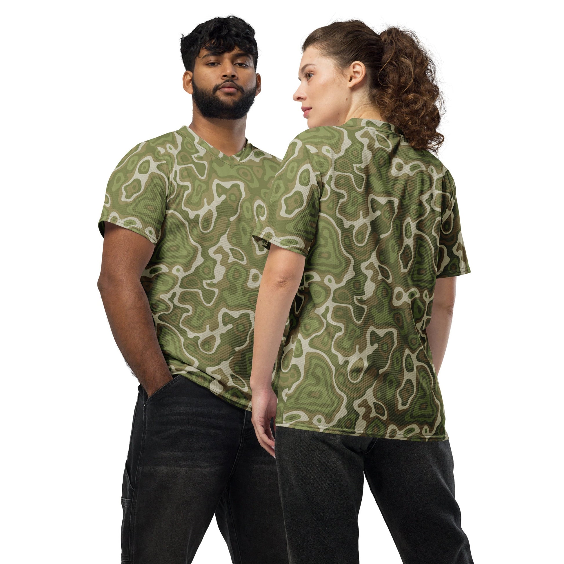 Topo Sage Ridge CAMO unisex sports jersey - 2XS - Sports Jerseys