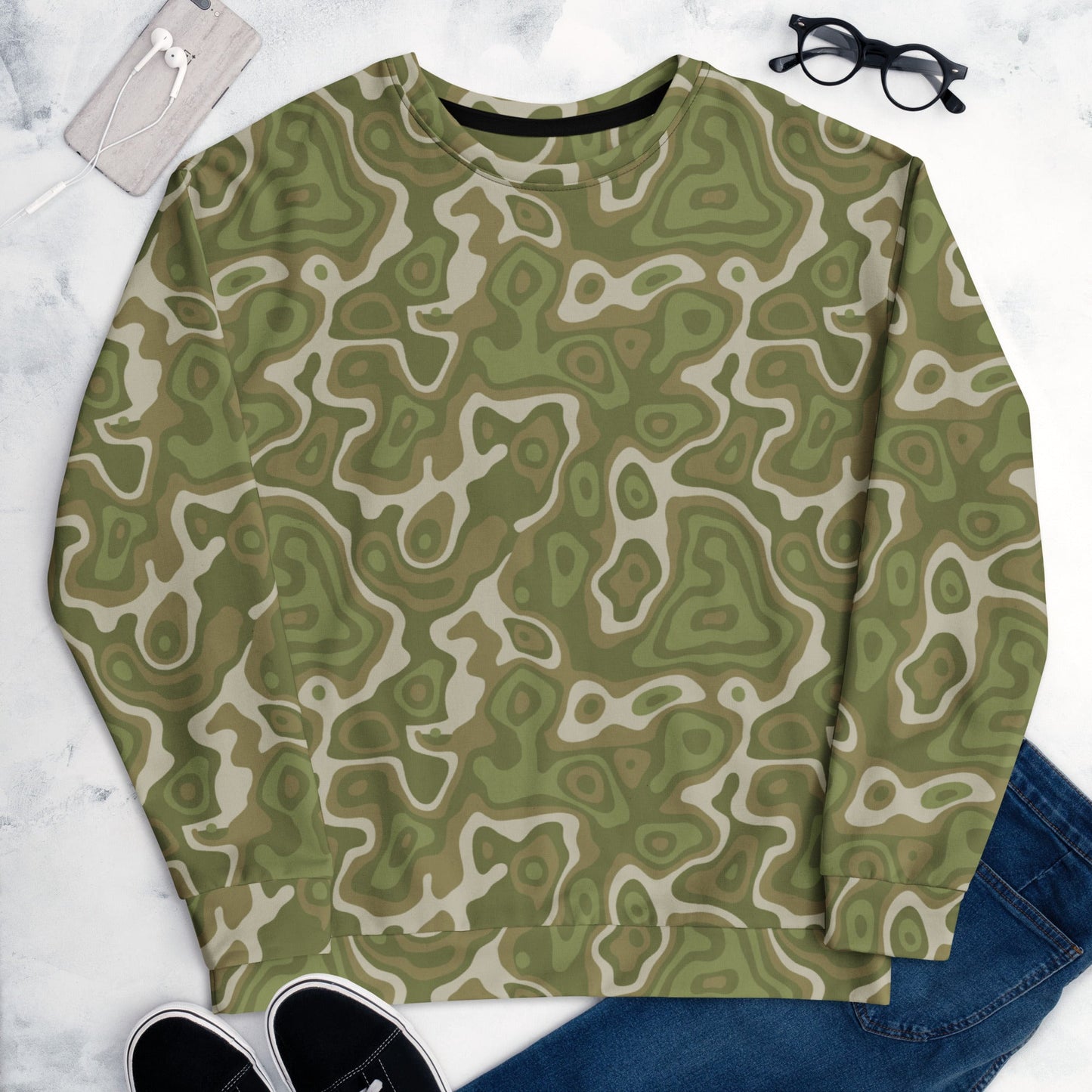 Topo Sage Ridge CAMO Unisex Sweatshirt - Sweatshirts