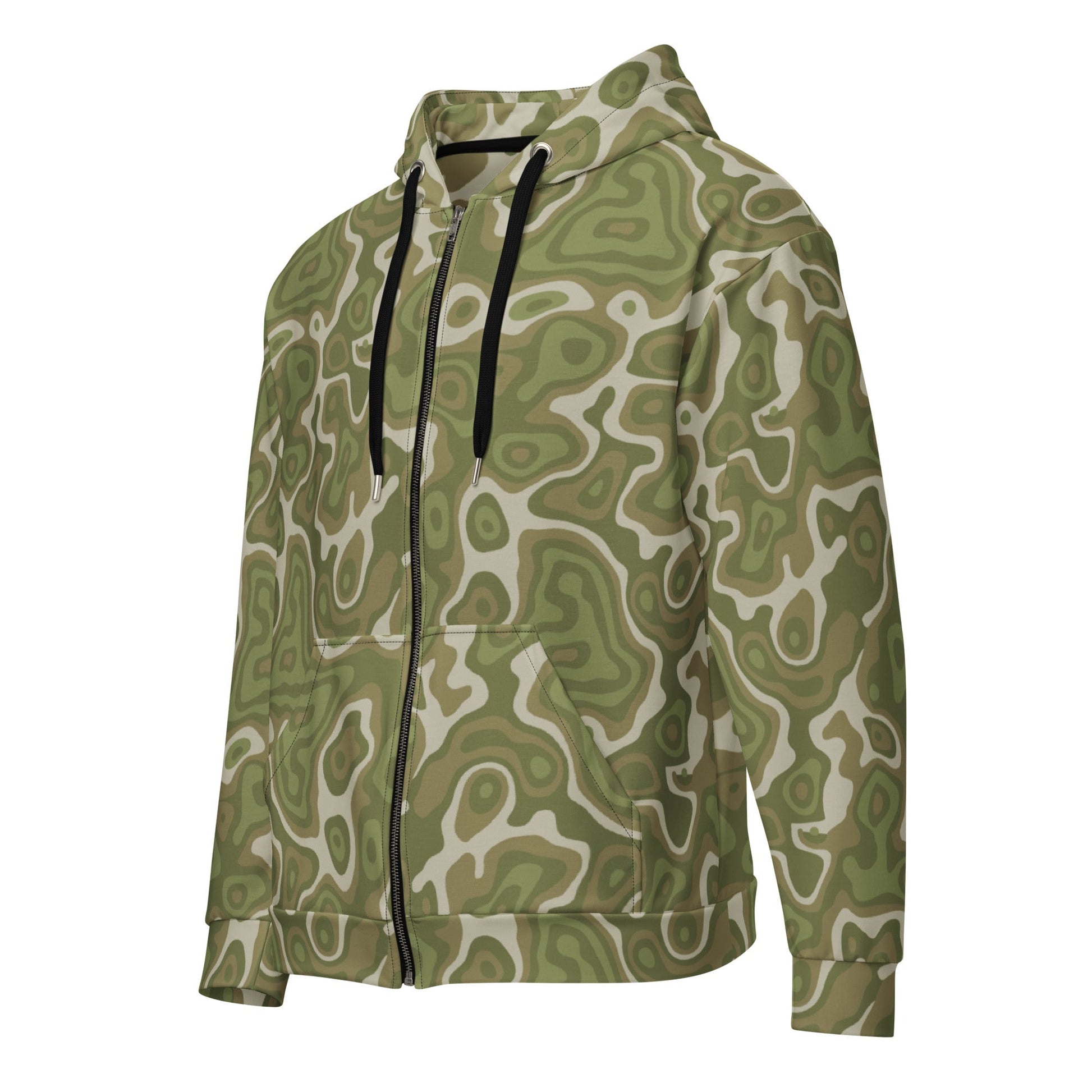Topo Sage Ridge CAMO Unisex zip hoodie - Zip Hoodies