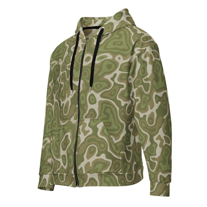 Topo Sage Ridge CAMO Unisex zip hoodie - Zip Hoodies