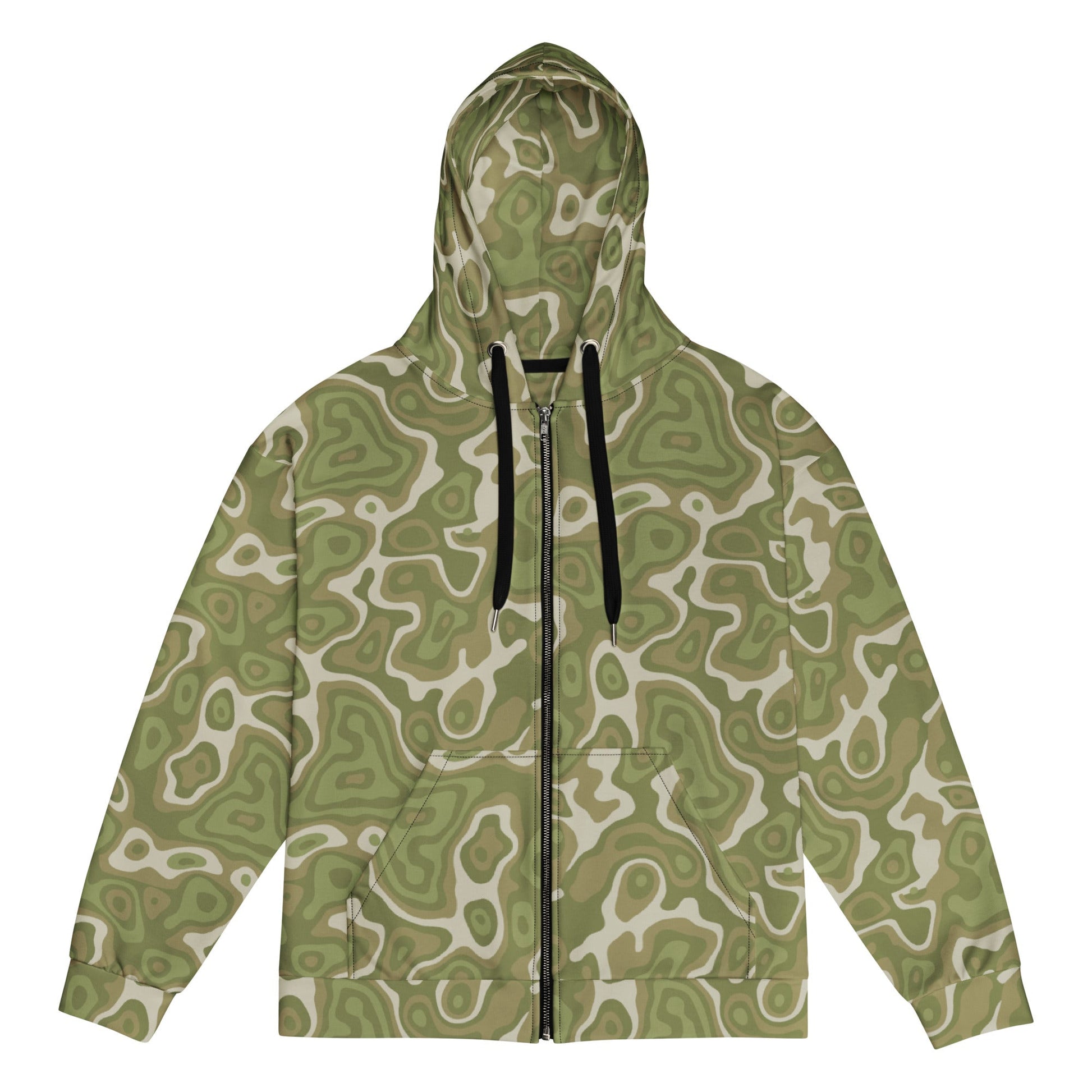 Topo Sage Ridge CAMO Unisex zip hoodie - 2XS - Zip Hoodies