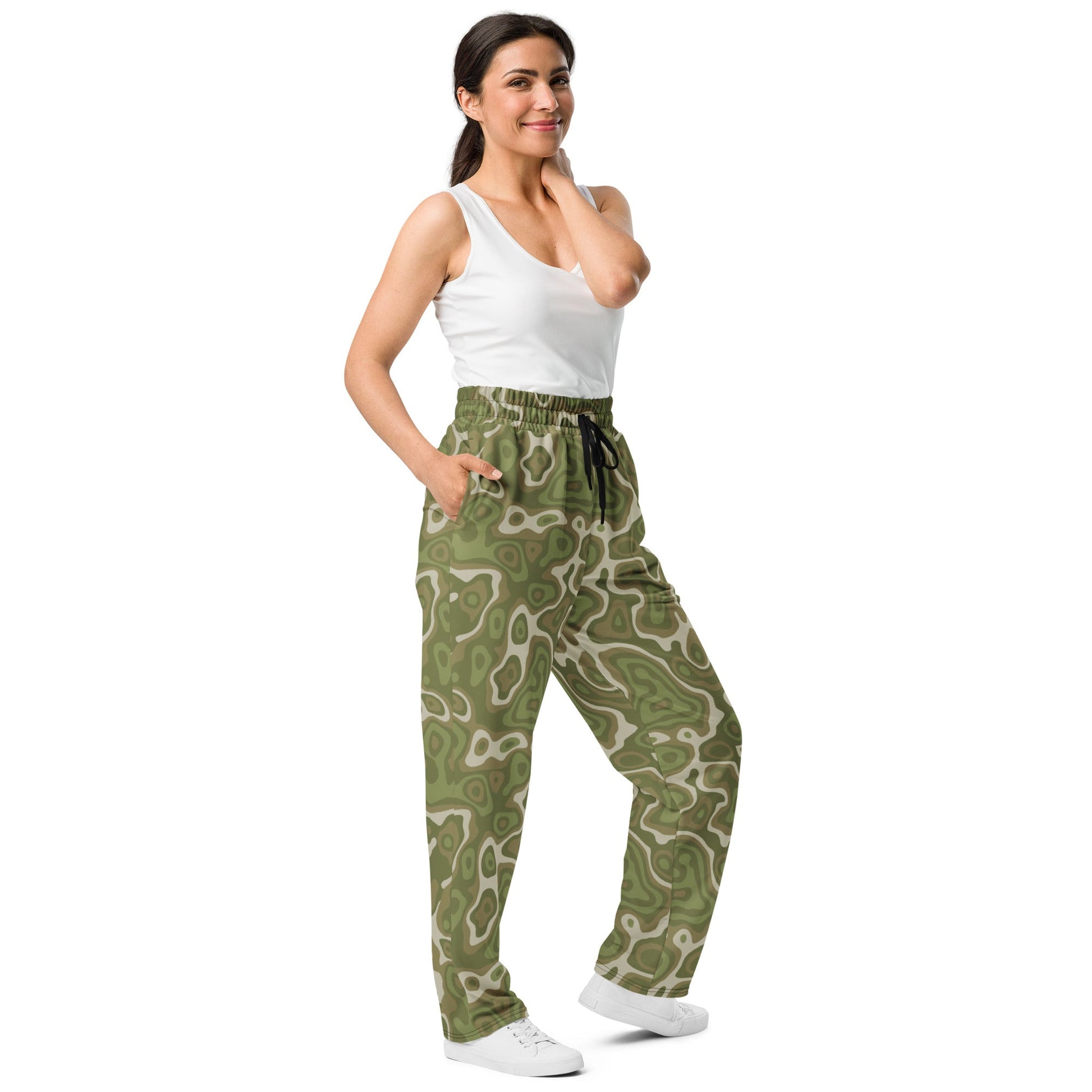 Topo Sage Ridge CAMO Wide-leg joggers - Joggers