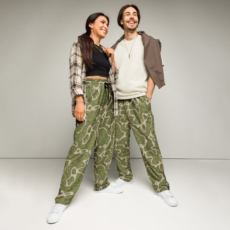 Topo Sage Ridge CAMO Unisex Wide-Leg Joggers - 2XS