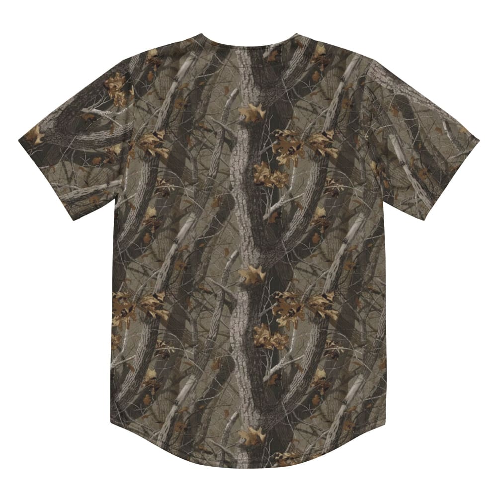 Tree Branch Hunter Fall CAMO baseball jersey - Baseball Jersey