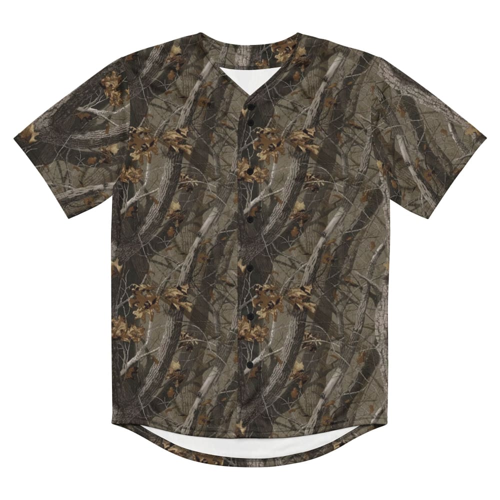 Tree Branch Hunter Fall CAMO baseball jersey - Baseball Jersey