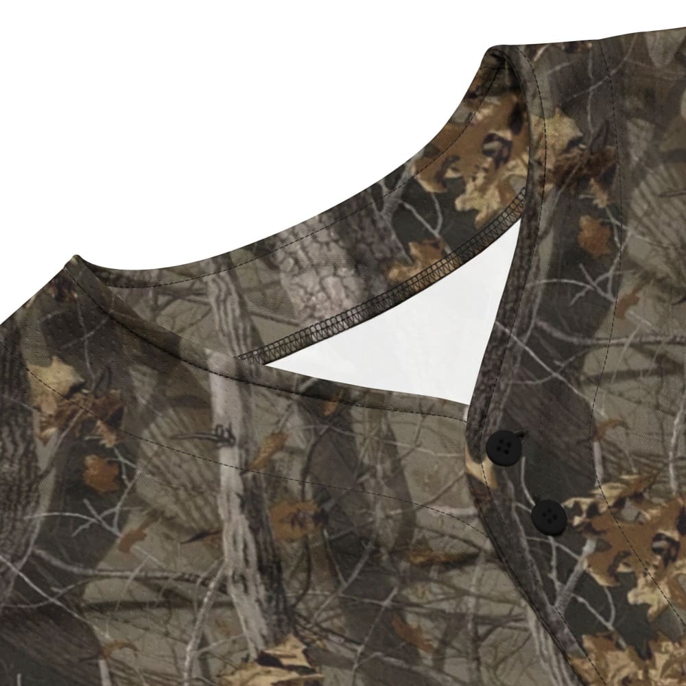 Tree Branch Hunter Fall CAMO baseball jersey - Baseball Jersey