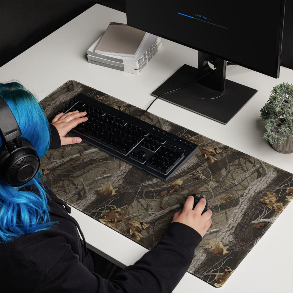 Tree Branch Hunter Fall CAMO Gaming mouse pad - 36″×18″