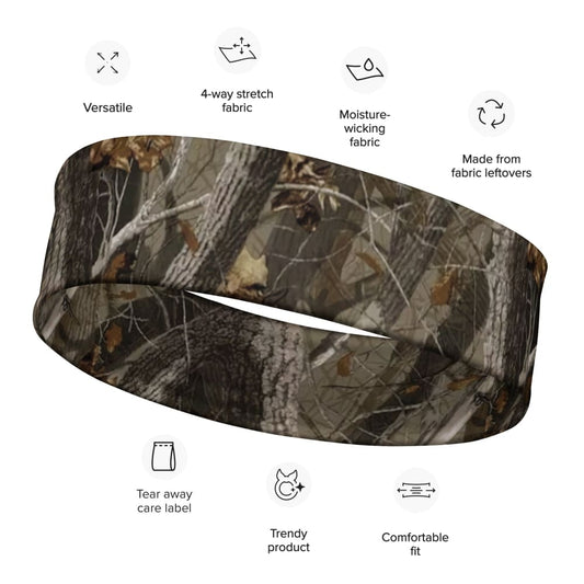 Tree Branch Hunter Fall CAMO Headband - M