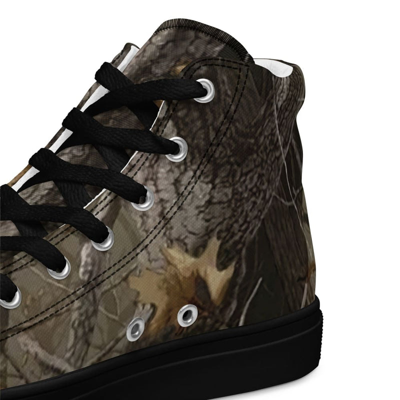 Tree Branch Hunter Fall CAMO Men’s high top canvas shoes