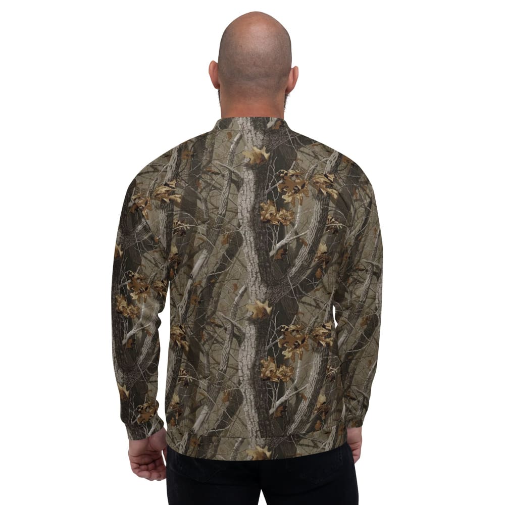 Tree Branch Hunter Fall CAMO Unisex Bomber Jacket