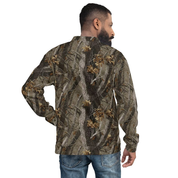 Tree Branch Hunter Fall CAMO Unisex Bomber Jacket