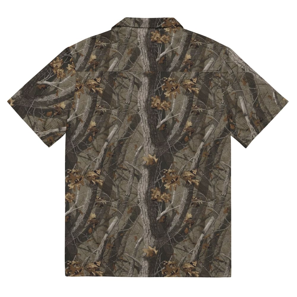 Tree Branch Hunter Fall CAMO Unisex button shirt - Unisex Button Shirt