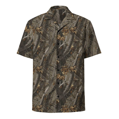 Tree Branch Hunter Fall CAMO Unisex button shirt - Button Shirt