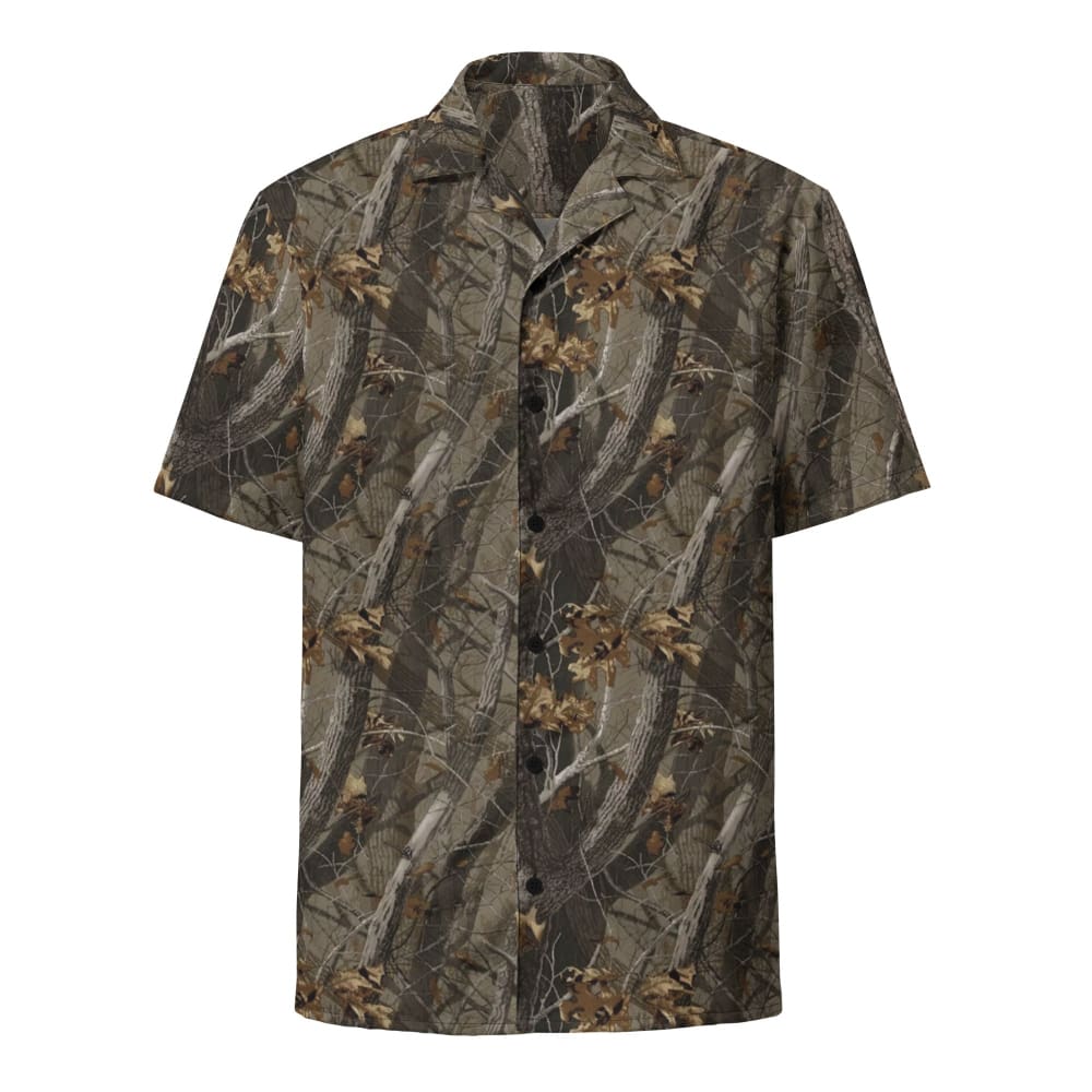 Tree Branch Hunter Fall CAMO Unisex button shirt - Unisex Button Shirt