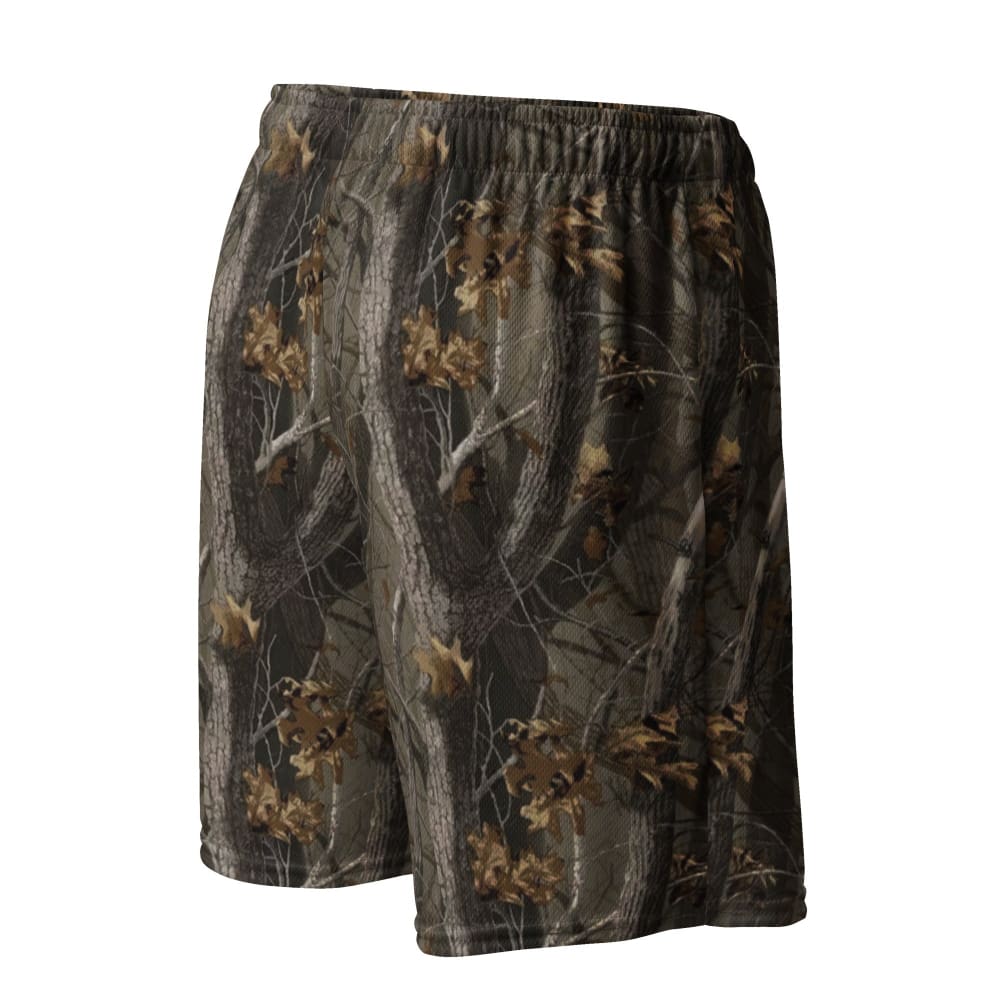 Tree Branch Hunter Fall CAMO Unisex mesh shorts - Unisex Mesh Shorts