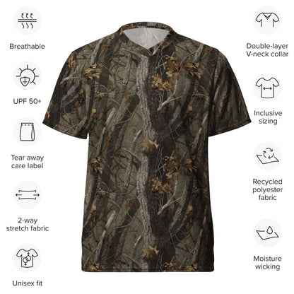 Tree Branch Hunter Fall CAMO unisex sports jersey