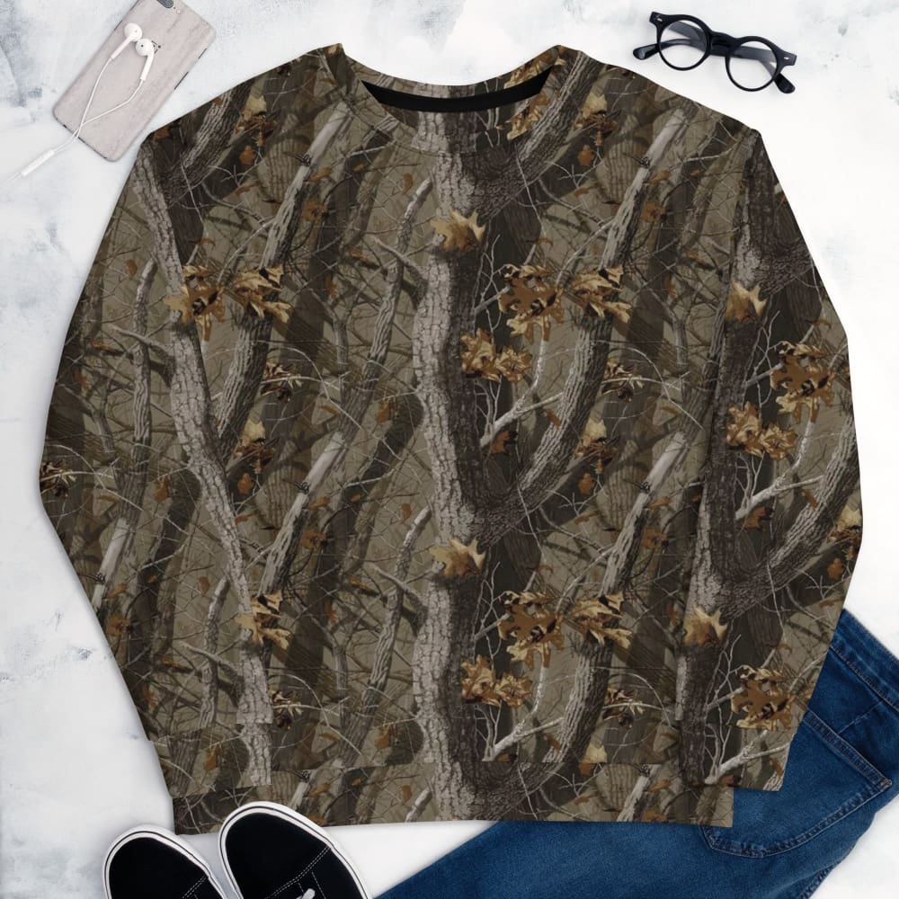 Tree Branch Hunter Fall CAMO Unisex Sweatshirt - Unisex Sweatshirt