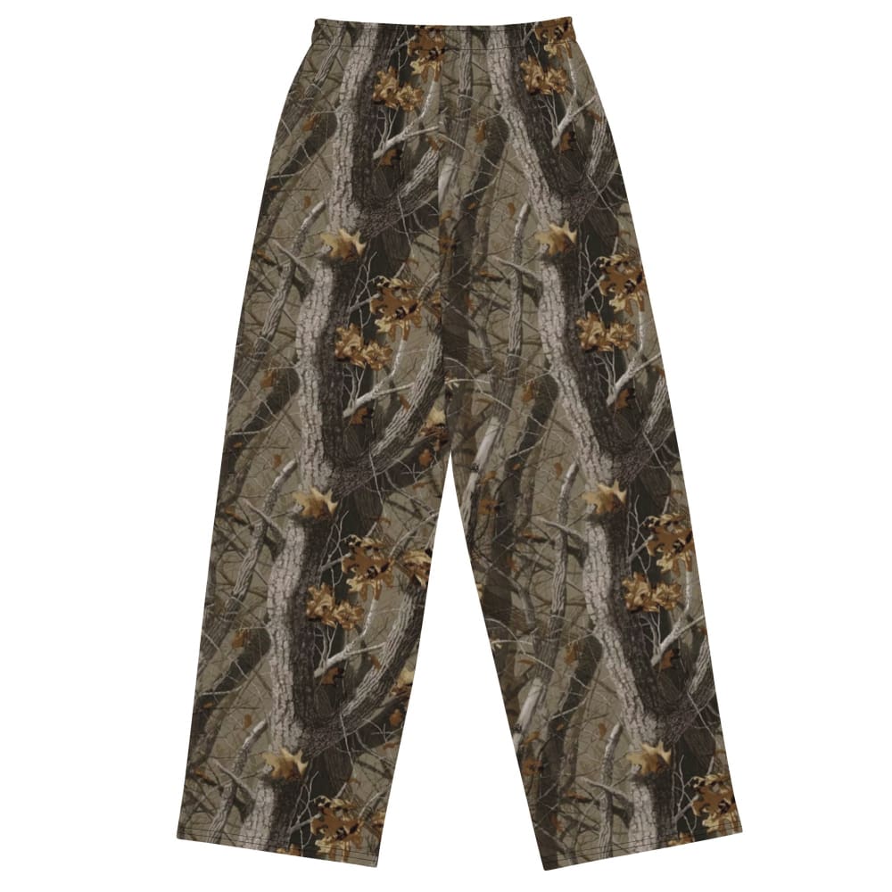 Tree Branch Hunter Fall CAMO unisex wide-leg pants