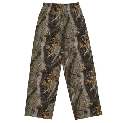 Tree Branch Hunter Fall CAMO unisex wide-leg pants