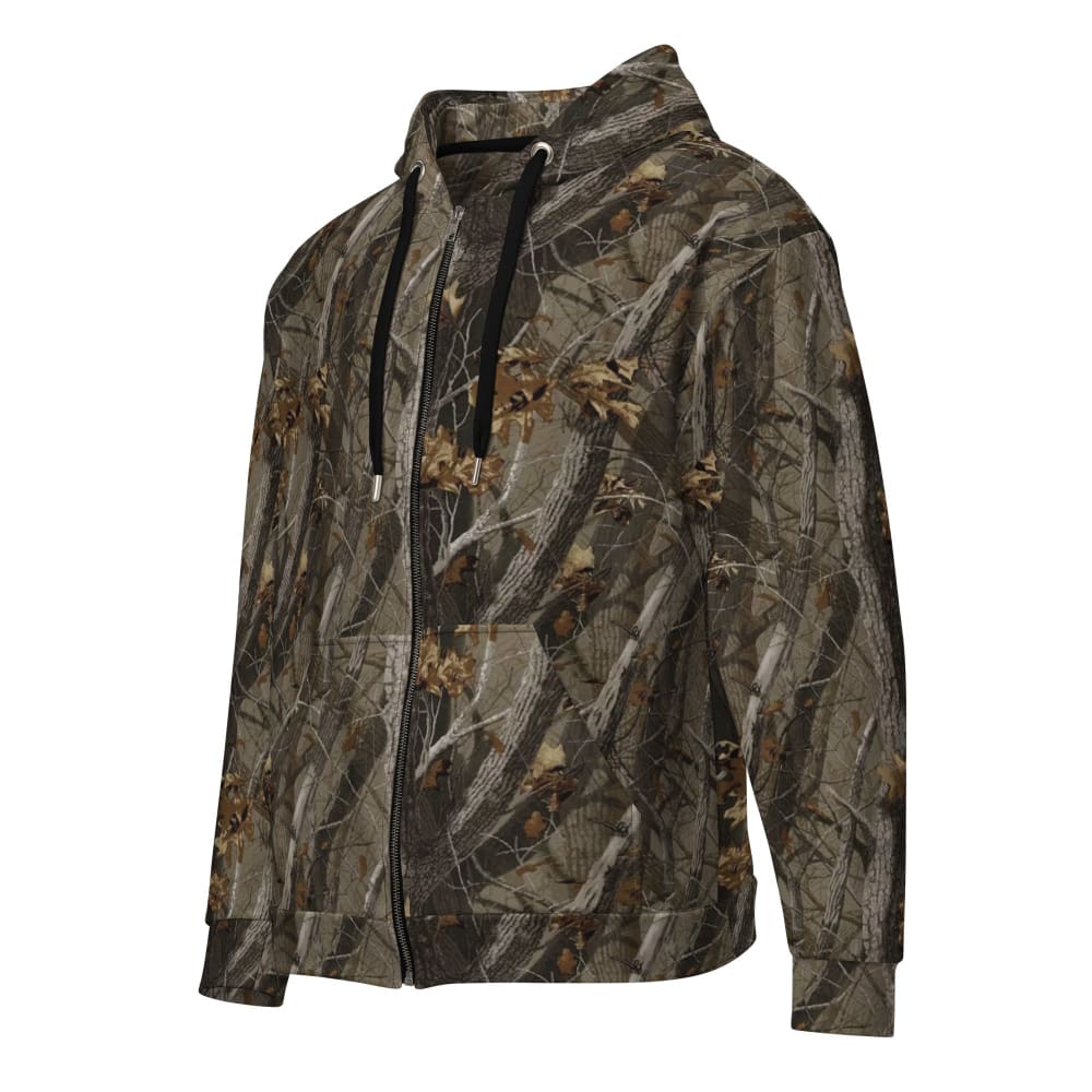 Tree Branch Hunter Fall CAMO Unisex zip hoodie - 2XS