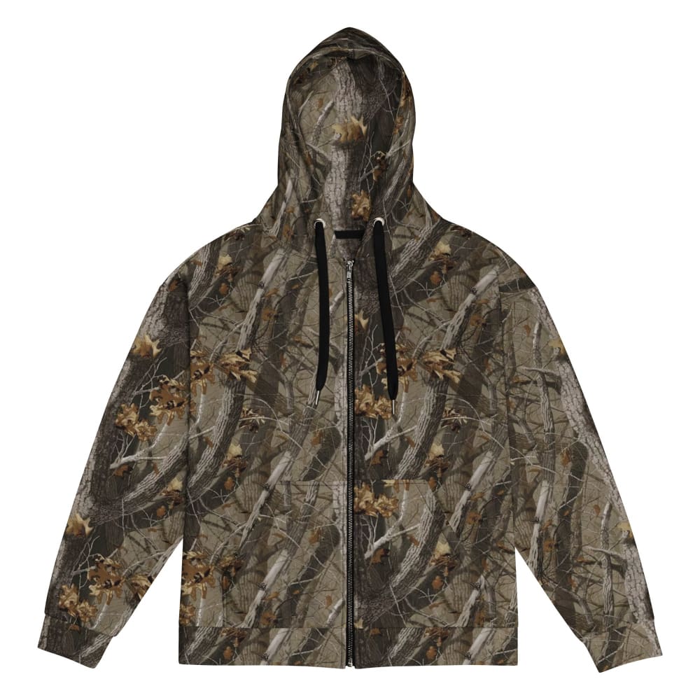 Tree Branch Hunter Fall CAMO Unisex zip hoodie