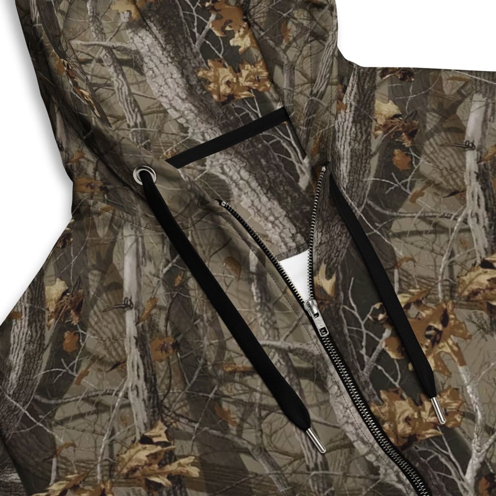 Tree Branch Hunter Fall CAMO Unisex zip hoodie