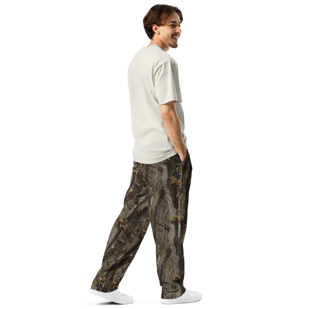 Tree Branch Hunter Fall CAMO Wide-leg joggers - Unisex Joggers