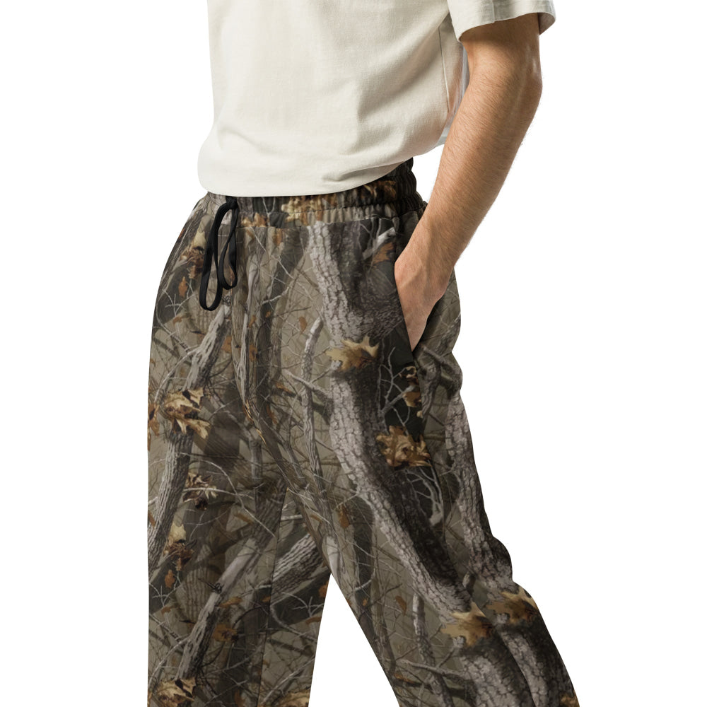 Tree Branch Hunter Fall CAMO Wide-leg joggers - Unisex Joggers