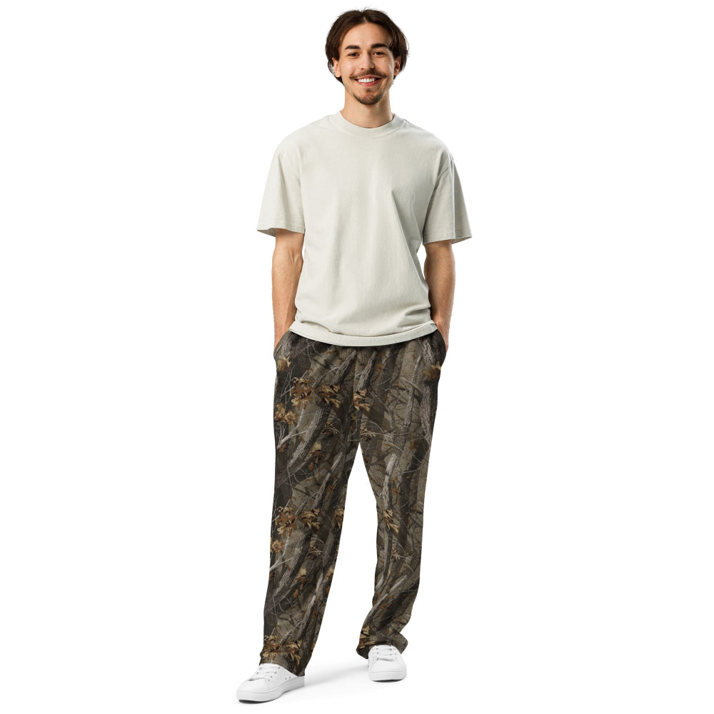 Tree Branch Hunter Fall CAMO Wide-leg joggers - Unisex Joggers