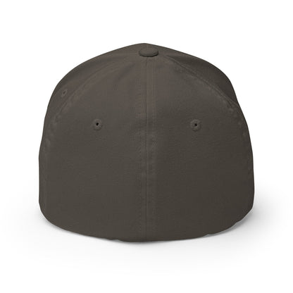 CAMO HQ Trident Logo Embroidered Flexfit Structured Twill Cap