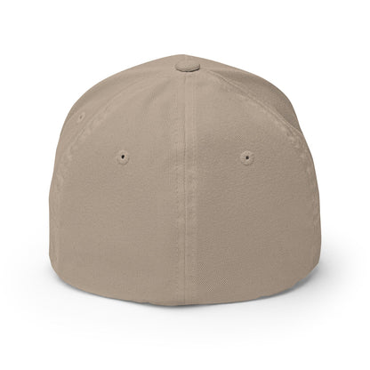 CAMO HQ Trident Logo Embroidered Flexfit Structured Twill Cap