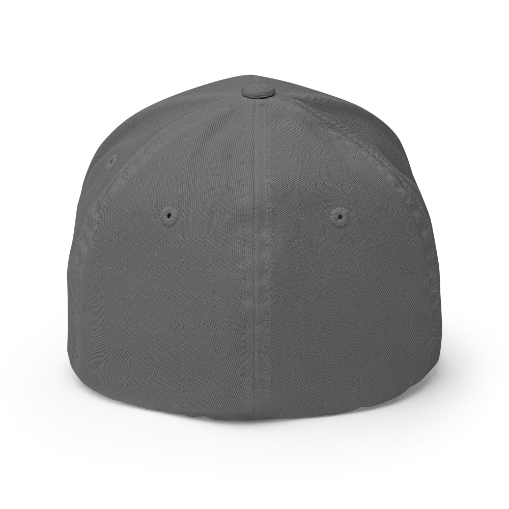 CAMO HQ Trident Logo Embroidered Flexfit Structured Twill Cap