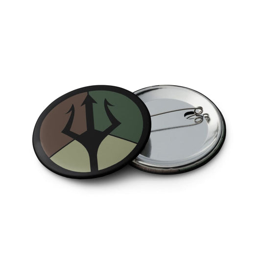 CAMO HQ Trident Logo Set of pin buttons - 2.25″