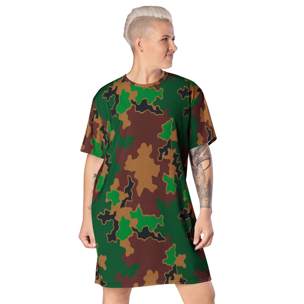 Dutch Jungle CAMO T-shirt dress - 2XS