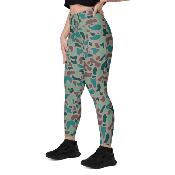 Turkish Aegean Spot CAMO Leggings with pockets - Womens