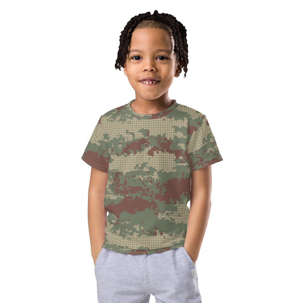 Turkish Army M2008 CAMO Kids crew neck t-shirt - 2T - Crew Neck T-shirt