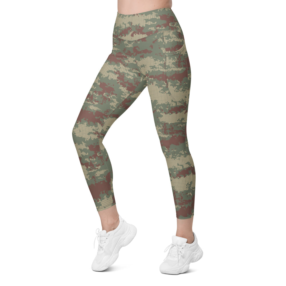 Turkish Army M2008 CAMO Leggings with pockets - Womens With Pockets