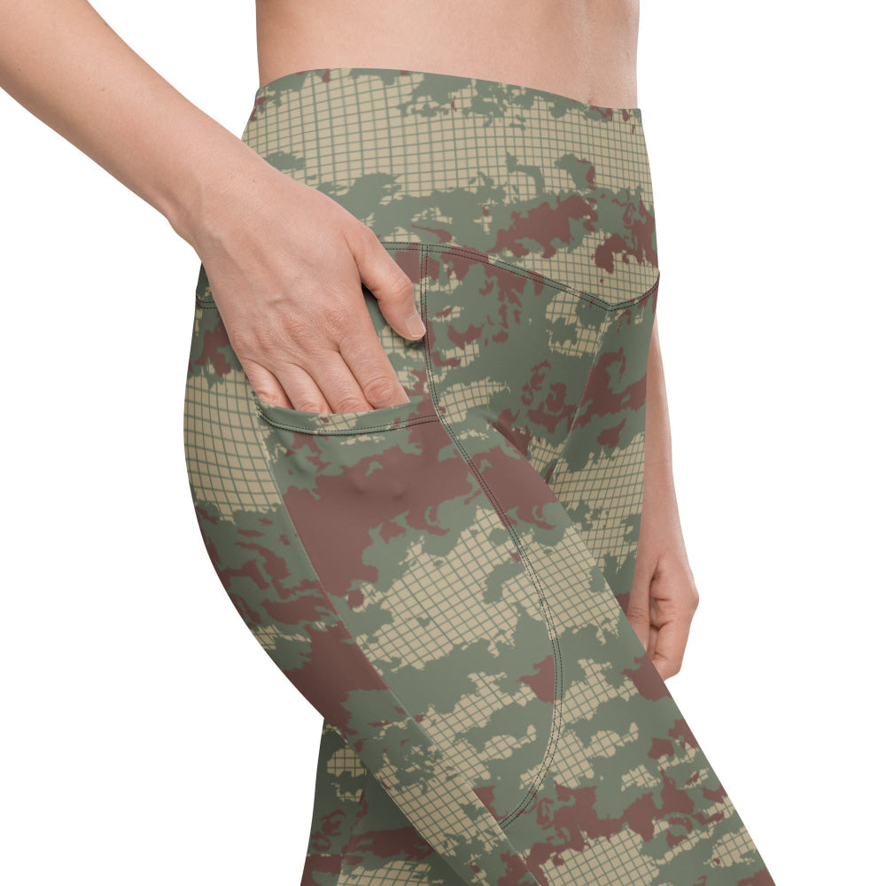 Turkish Army M2008 CAMO Leggings with pockets - Womens With Pockets