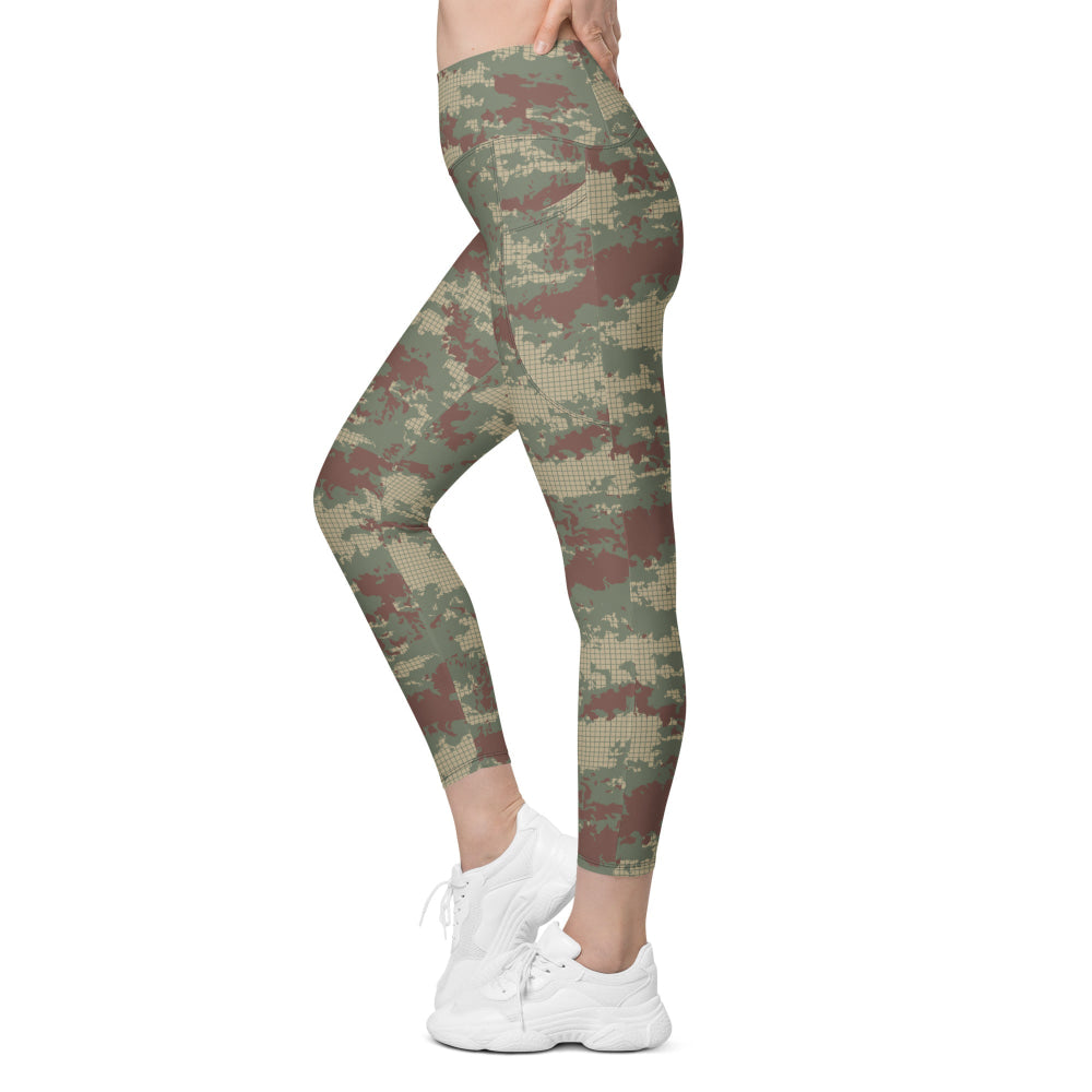 Turkish Army M2008 CAMO Leggings with pockets - Womens With Pockets