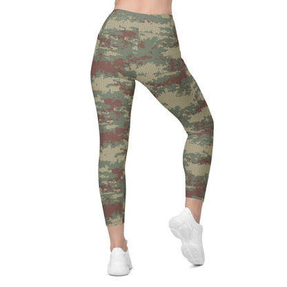 Turkish Army M2008 CAMO Leggings with pockets - Womens With Pockets