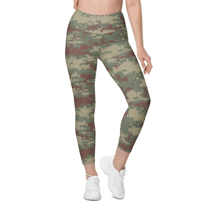 Turkish Army M2008 CAMO Leggings with pockets - Womens With Pockets