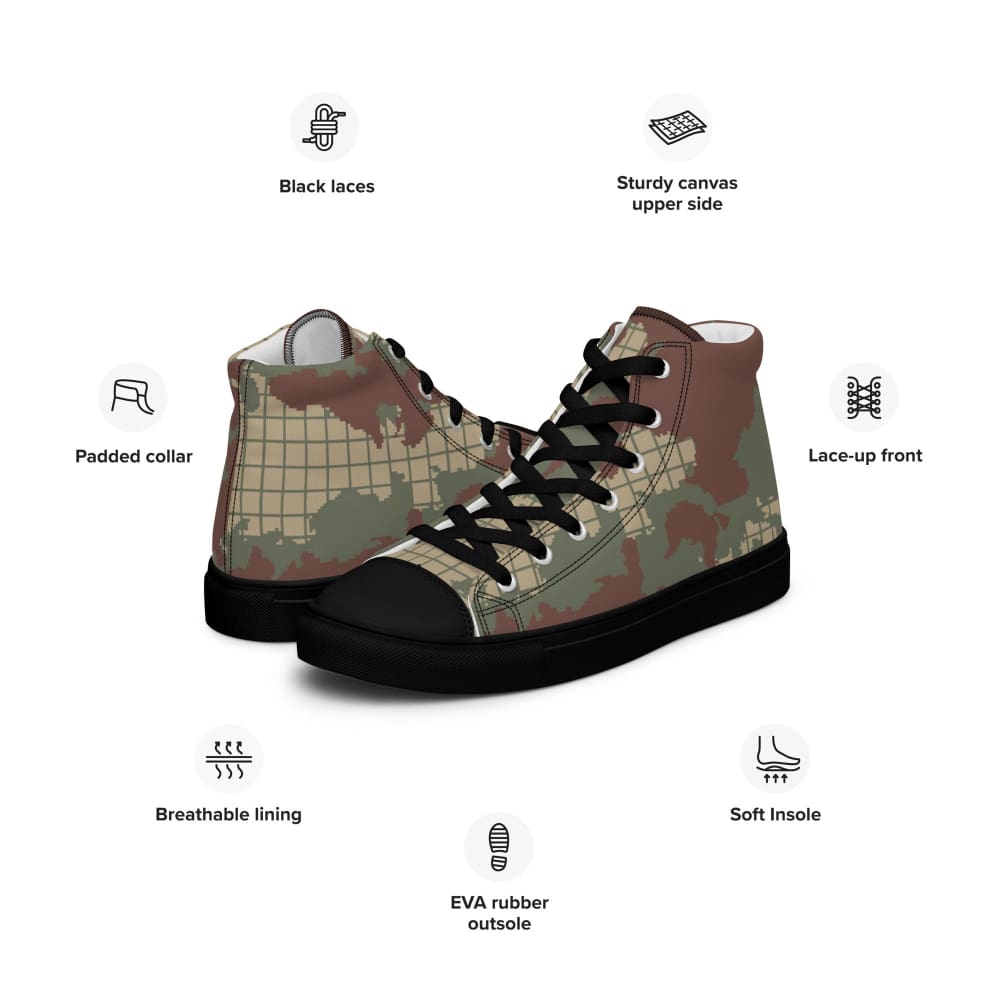 Turkish Army M2008 CAMO Men’s high top canvas shoes