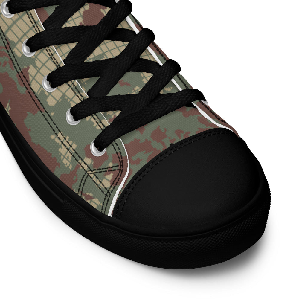 Turkish Army M2008 CAMO Men’s high top canvas shoes - Mens High Top Canvas Shoes