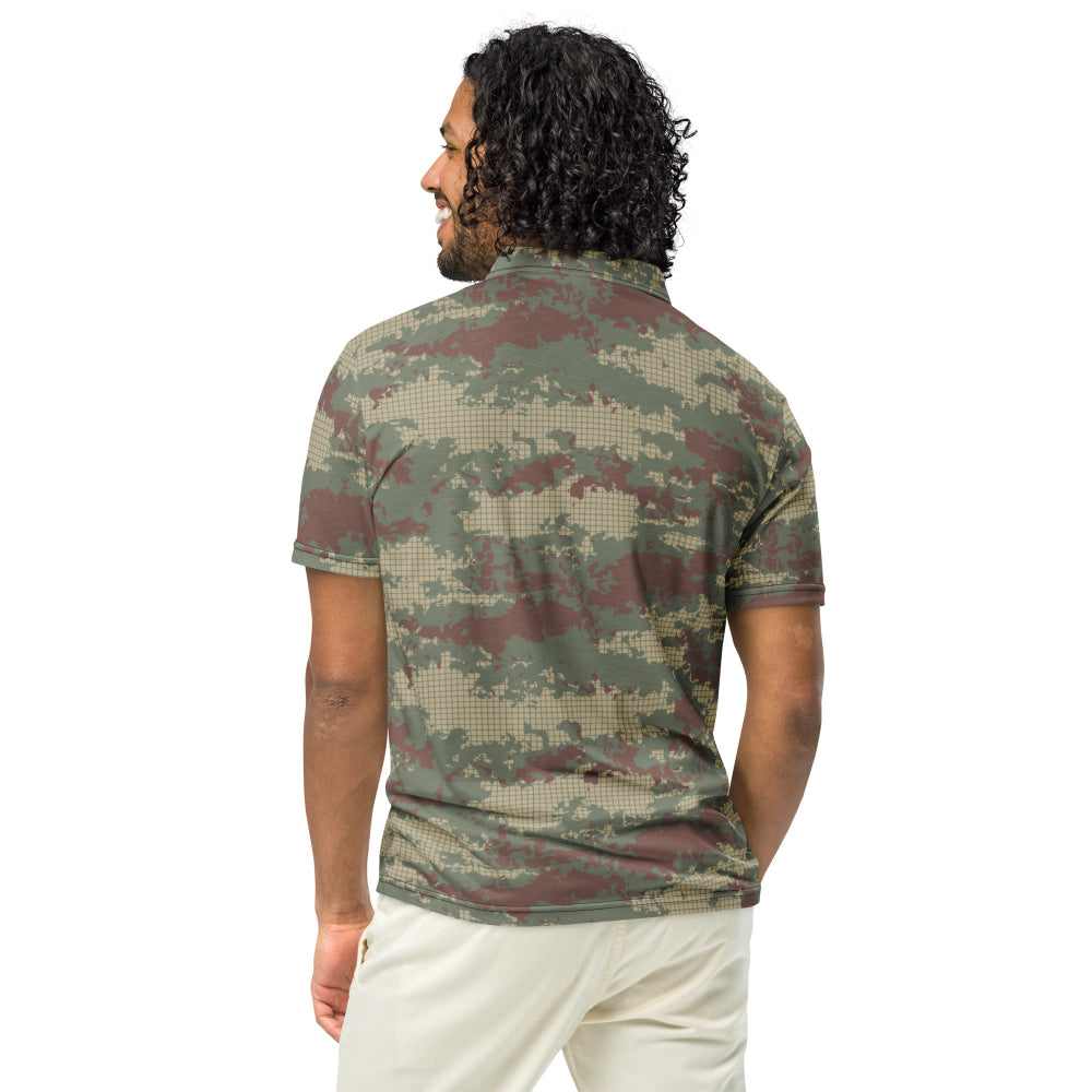 Turkish Army M2008 CAMO Men’s slim fit polo - Mens Slim Fit Polo