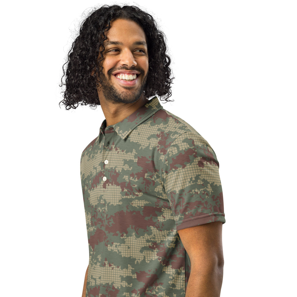 Turkish Army M2008 CAMO Men’s slim fit polo - Mens Slim Fit Polo