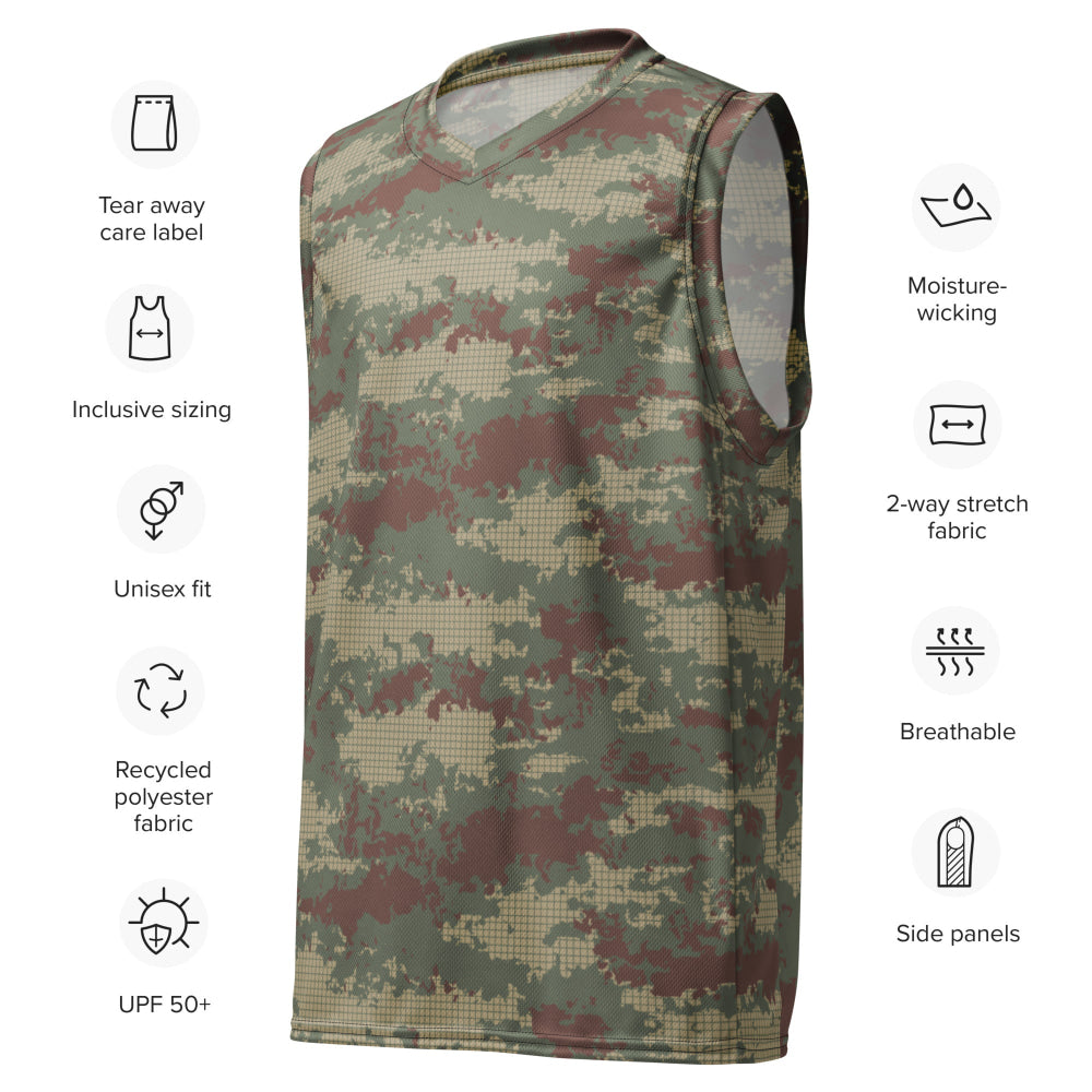 Turkish Army M2008 CAMO unisex basketball jersey - Unisex Basketball Jersey