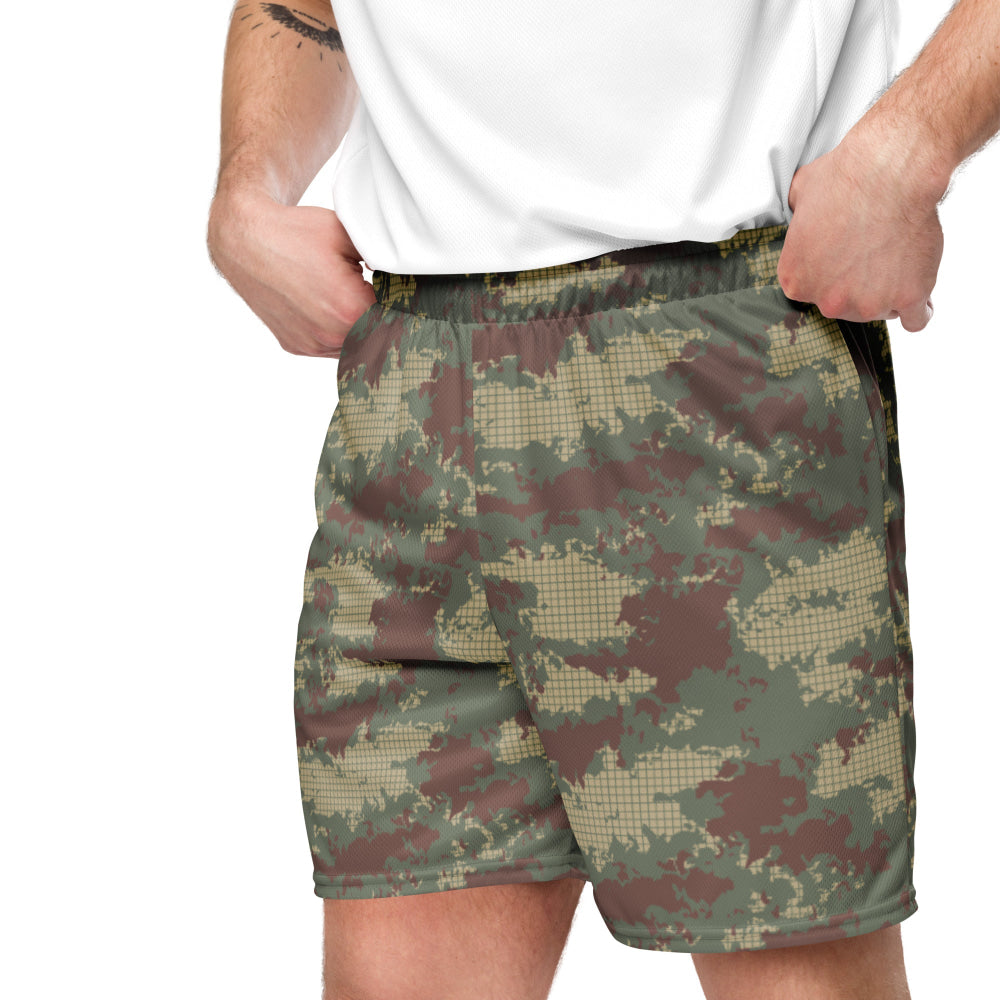 Turkish Army M2008 CAMO Unisex mesh shorts - Mesh Shorts