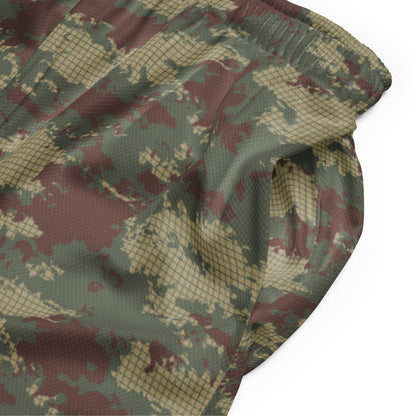 Turkish Army M2008 CAMO Unisex mesh shorts - Mesh Shorts